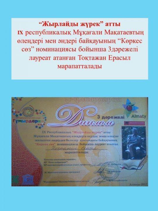 Бақыршық орта мектебінің бастауыш сынып мұғалімі Баймурзина Сандугаш Сабиевна